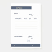 factuur post-it® notes (Voorkant)