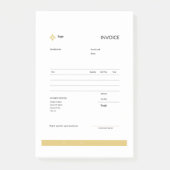 factuur post-it® notes (Voorkant)