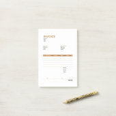 factuur post-it® notes (Op bureau)