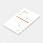 factuur post-it® notes (Schuin)
