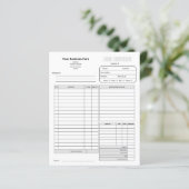 Factuur voor kleine bedrijven (Staand voorkant)