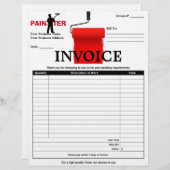 FACTUUR VOOR PAINTER (Voorkant / Achterkant)