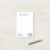 Factuur voor schildersdienst Modern Professioneel Post-it® Notes (Op bureau)
