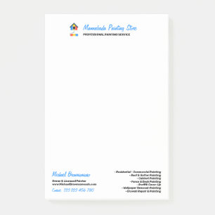 Factuur voor schildersdienst Modern Professioneel Post-it® Notes