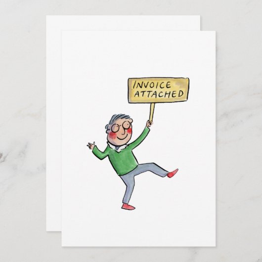 Factuurbijlage Kaart (Voorkant / Achterkant)