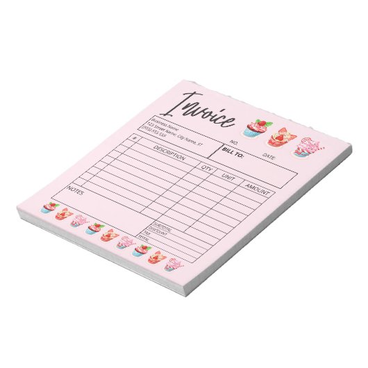 Factuurfactuur verkoopformulier Ontvangstdocument Notitieblok (Linkerzijde)