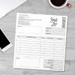 Factuurformulier Bedrijfstabel Voeg Logo-blocnote  Notitieblok<br><div class="desc">Formulier Business Quotting,  Factuur of Sales Receipt Order Form,  u kunt uw logo toevoegen</div>