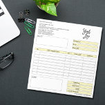 Factuurformulier Bedrijfstabel Voeg Logo-blocnote  Notitieblok<br><div class="desc">Formulier Business Quotting,  Factuur of Sales Receipt Order Form,  u kunt uw logo toevoegen</div>