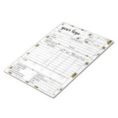 Factuurformulier voor zakelijke verkoop, Logo toev Notitieblok (Schuin)