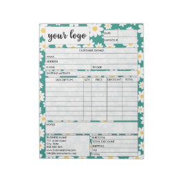 Factuurformulier voor zakelijke verkoop, Logo toev Notitieblok