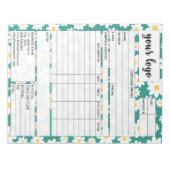 Factuurformulier voor zakelijke verkoop, Logo toev Notitieblok (Voorkant)