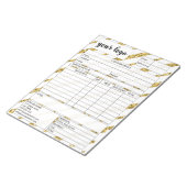 Factuurformulier voor zakelijke verkoop, Logo toev Notitieblok (Schuin)