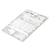 Factuurformulier voor zakelijke verkoop, Logo toev Notitieblok (Schuin)