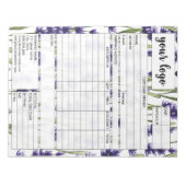 Factuurformulier voor zakelijke verkoop, Logo toev Notitieblok (Voorkant)