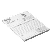 Factuurformulier Zakelijke Offerte Logo toevoegen  Notitieblok (Schuin)