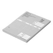 Factuurformulier Zakelijke offerte logo toevoegen Notitieblok (Linkerzijde)