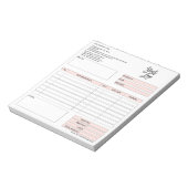 Factuurformulier Zakelijke Offerte Logo toevoegen  Notitieblok (Linkerzijde)