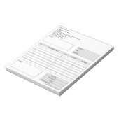 Factuurformulier Zakelijke Offerte Logo toevoegen Notitieblok (Linkerzijde)