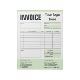 Factuurformulier Zakelijke Offerte Logo toevoegen  Notitieblok
