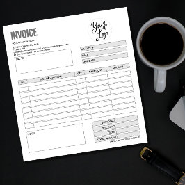 Factuurformulier Zakelijke Offerte Logo toevoegen  Notitieblok