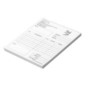 Factuurformulier Zakelijke Offerte Logo toevoegen Notitieblok (Linkerzijde)