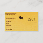 Factuurontvangst Visitekaartje (Achterkant)