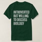 Faculteit om biologie te bespreken Studenten 1 T-shirt (Design voorkant)