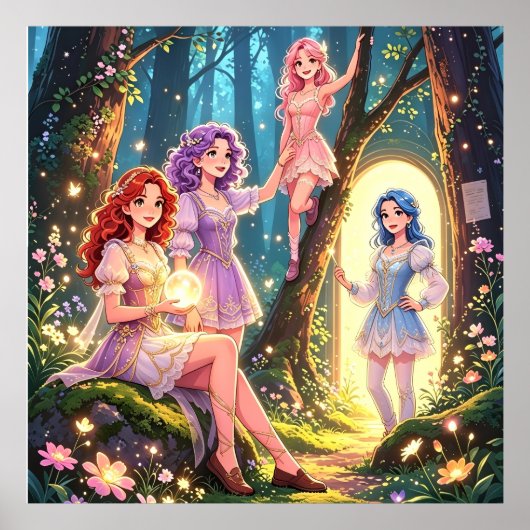 Fadas da floresta  poster (Voorkant)