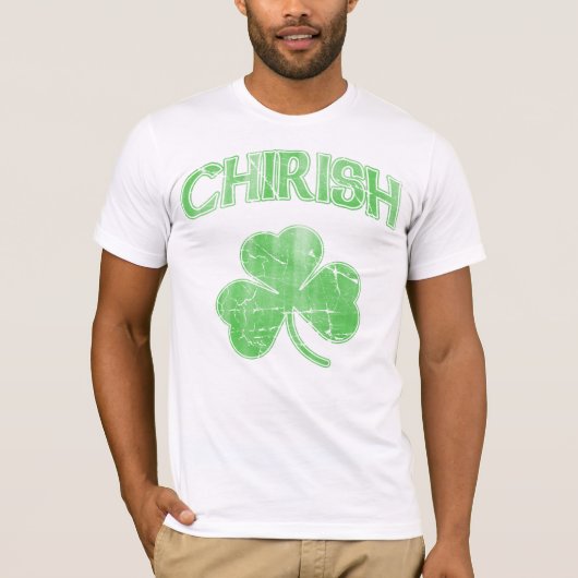 Fade Chirish Shamrock St Patrick's Day T-shirt (Voorkant)