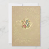 Fade pastel roze tan beige  rozen bruiloft kaart (Voorkant)
