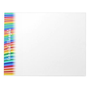 Fade Rainbow-laptop — Colorful Thouting-ontwerp Notitieblok