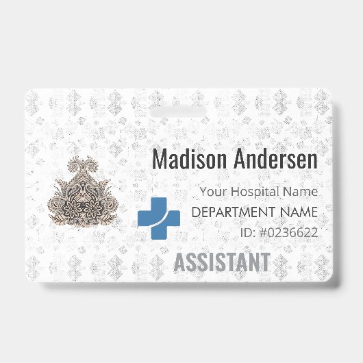 Fade-Resistant PVC Badge – Medewerker.Event.Horizo (Voorkant)