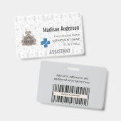 Fade-Resistant PVC Badge – Medewerker.Event.Horizo (Voor- en achterkant)