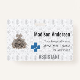 Fade-Resistant PVC Badge – Medewerker.Event.Horizo