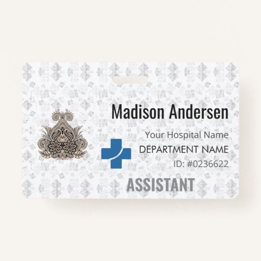 Fade-Resistant PVC Badge – Medewerker.Event.Horizo (Voorkant)