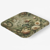 Fade to Grace - Gotische barok Papieren Bordje (Gebogen)