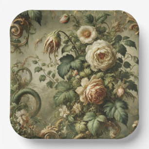 Fade to Grace - Gotische barok Papieren Bordje