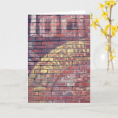 Faded advertenties kaart (Gele Bloem)