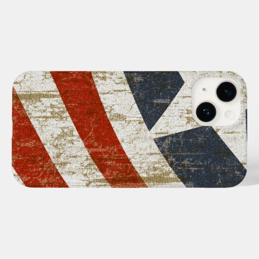  Faded American Case-Mate iPhone Case (Achterkant (horizontaal))