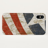  Faded Amerikaans Case-Mate iPhone Case (Achterkant (horizontaal))