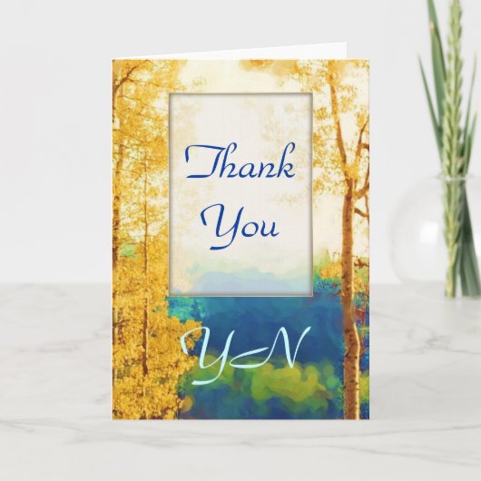 Faded Aspens - Bedankt (Voorkant)