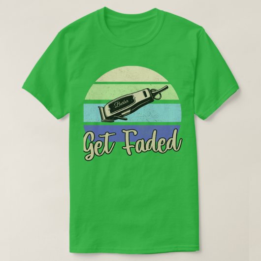 Faded Barber  Barber T-shirt (Design voorkant)