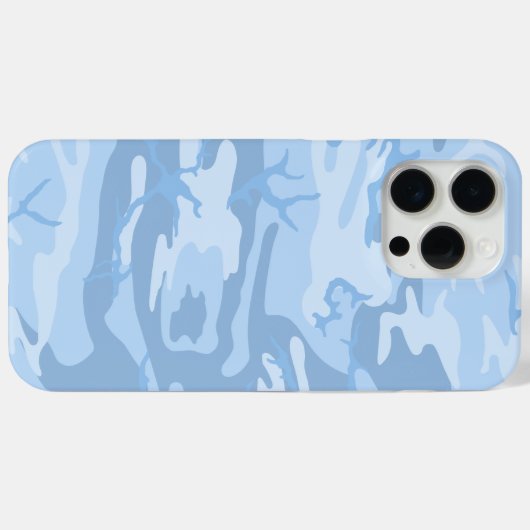 Faded Blue Camo Case-Mate iPhone Case (Achterkant (horizontaal))
