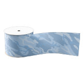 Faded Blue Camo Grosgrain Lint (Spoel)