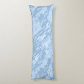 Faded Blue Camo Lichaamskussen (Achterkant (Verticaal))