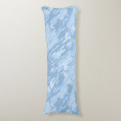 Faded Blue Camo Lichaamskussen (Voorkant Verticaal)