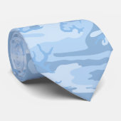 Faded Blue Camo Stropdas (Opgerold)