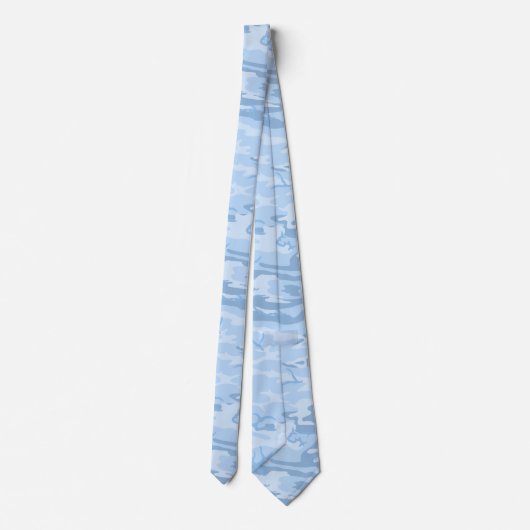 Faded Blue Camo Stropdas (Achterkant)