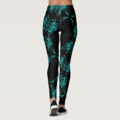 Faded Blue Hourglass Legging (Achterkant)
