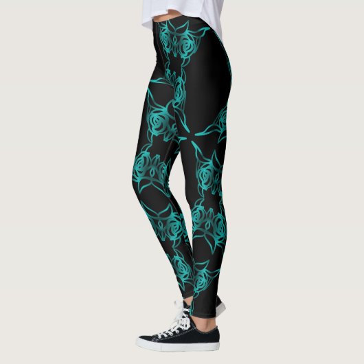 Faded Blue Hourglass Legging (Links)